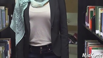 Arab Teen With Big Tits Jerks Off Two Dongs Together