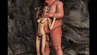 Monster Cock Delivers Cum On 3d Cartoon Girls