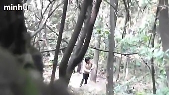 Daddy Gets His Fill Of A Japanese Whore In A Rustic Setting