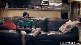 Mature And Teen Threesome: Son'S Forbidden Desire For Step-Mom