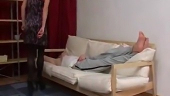Old And Young Stepmom Indulges In Taboo Anal Pleasure