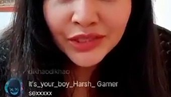 Rajsi Verma'S Steamy Live Performance Featuring Voluptuous Breasts And A Tantalizing Rear