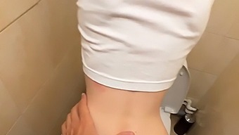 Group Sex With Big Natural Tits And Public Fucking In A Toilet