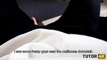 Russian Coed Gets Fucked By Her Married Teacher In Stockings