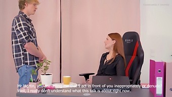 Young Employee Gets Intimate With His Attractive Boss In A Private Meeting