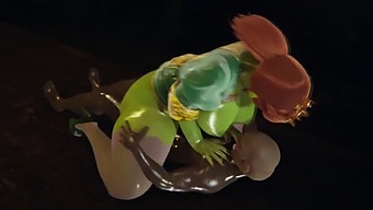 Shrek'S Princess Fiona Gets Penetrated By An Orc In A 3d Adult Film