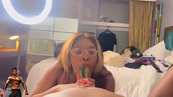 Watch Two Busty Beauties Compete In A Wild Oral Sex Competition With Their Partners Judging
