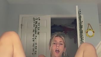 Innocent 18-Year-Old Catches Herself Orgasming Alone At Home