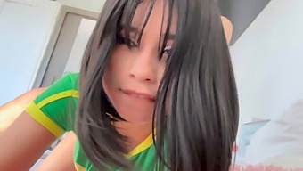 My Petite Stepsis From Brazil Wants Me To Ejaculate Onto Her Face